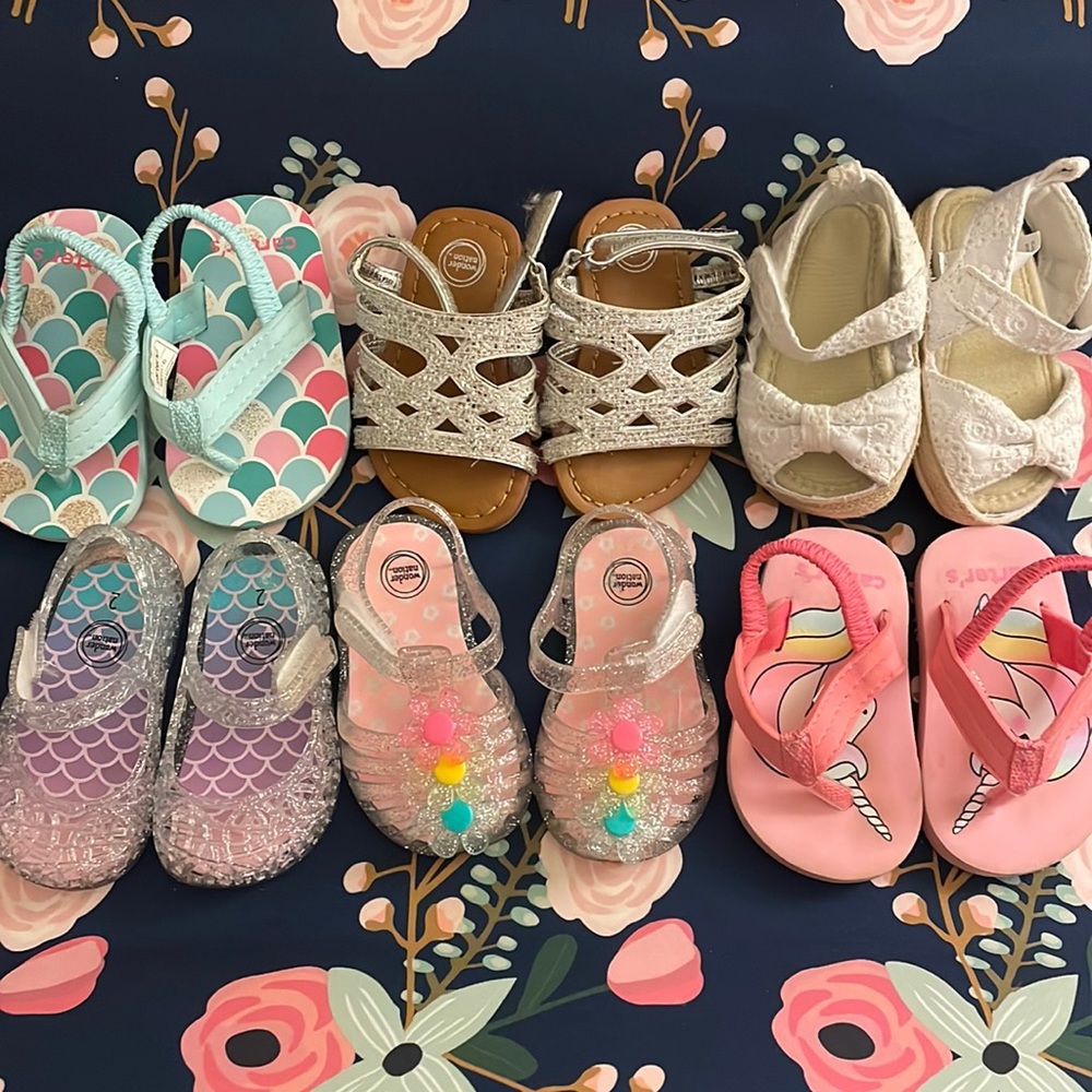 Lot of Baby Girl Sandals